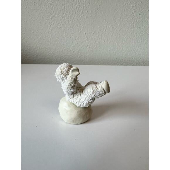 Department 56 Snowbabies "Don't Fall Off". Handpainted Pewter. #7603-1 with box - Picture 3 of 8